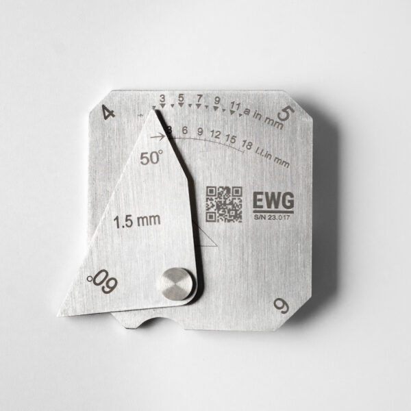 SquareSimpleAZ type angle weld gauge (Philips)